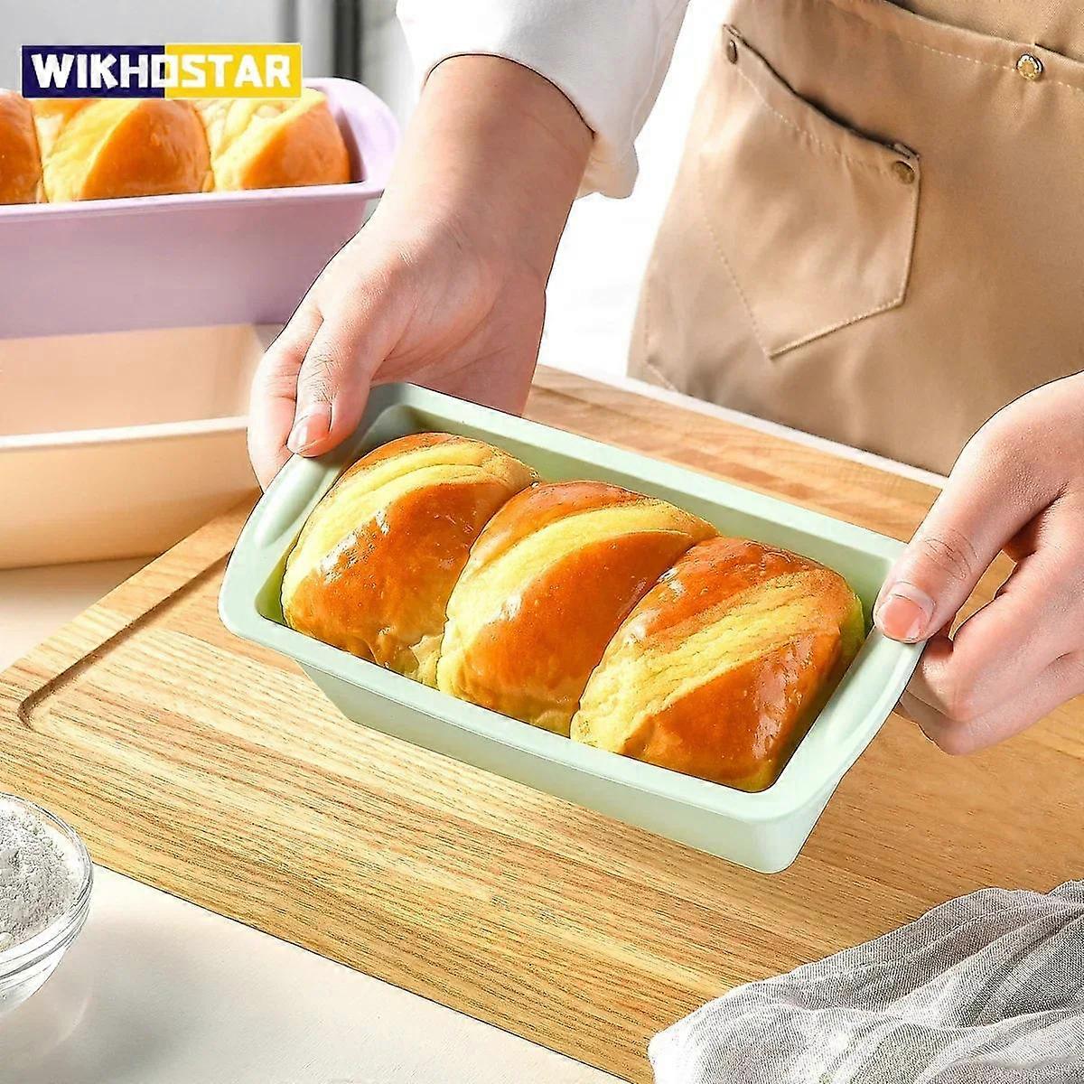 1Pcs Household Rectangular Silicone Mold Candy Toast Mould Easter Bread DIY Kitchen Supplies Cake Bakeware Pan Baking Tools