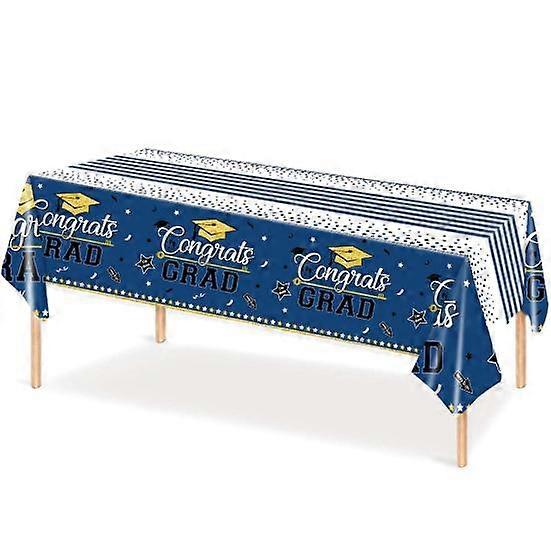 Desk Tablecloth Graduation Element Print Decoration Rectangle 2023 Graduation Season Ceremony Dinner Tablecloth Home Supply