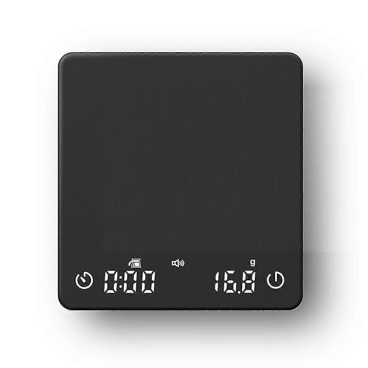 Mini Coffee Scale with Auto Timing,Rechargeable Espresso Scale with Timer,2kg/0.1g High Precision S