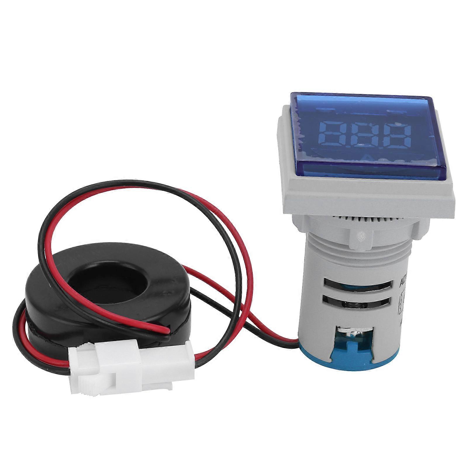 High-Accuracy Real-Time Current Indicator LED Voltmeter Panel Mount