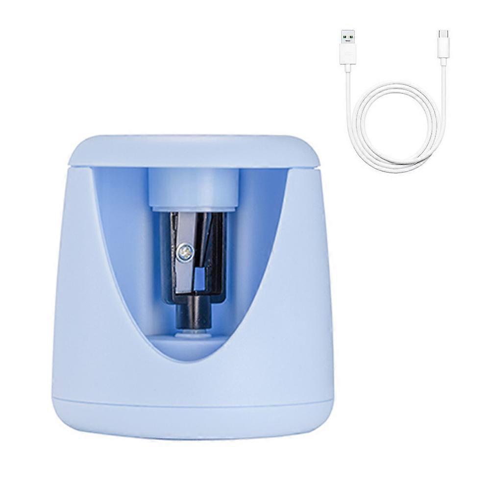 Quick-Sharpening Electric Sharpener with Automatic Function & Safe Operation, Battery Operated & USB Power Support for Standard & Colored Pencils,