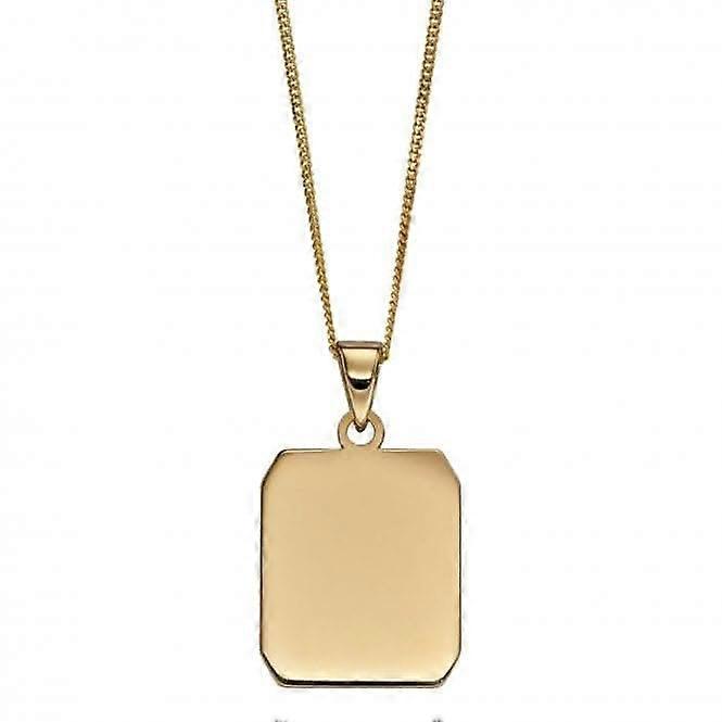 Rectangle Dog Tag Pendant GP2259