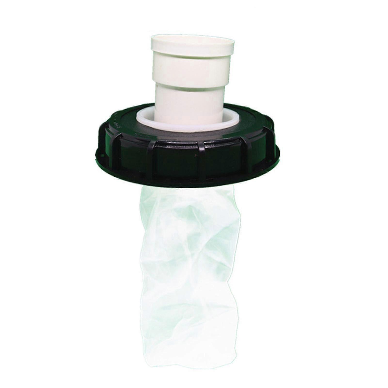 フィルター付きIBCタンクカバー 庭用IBC雨水タンクコンテナカバー蓋 IBCタンクアクセサリー165mmストレートヘッド