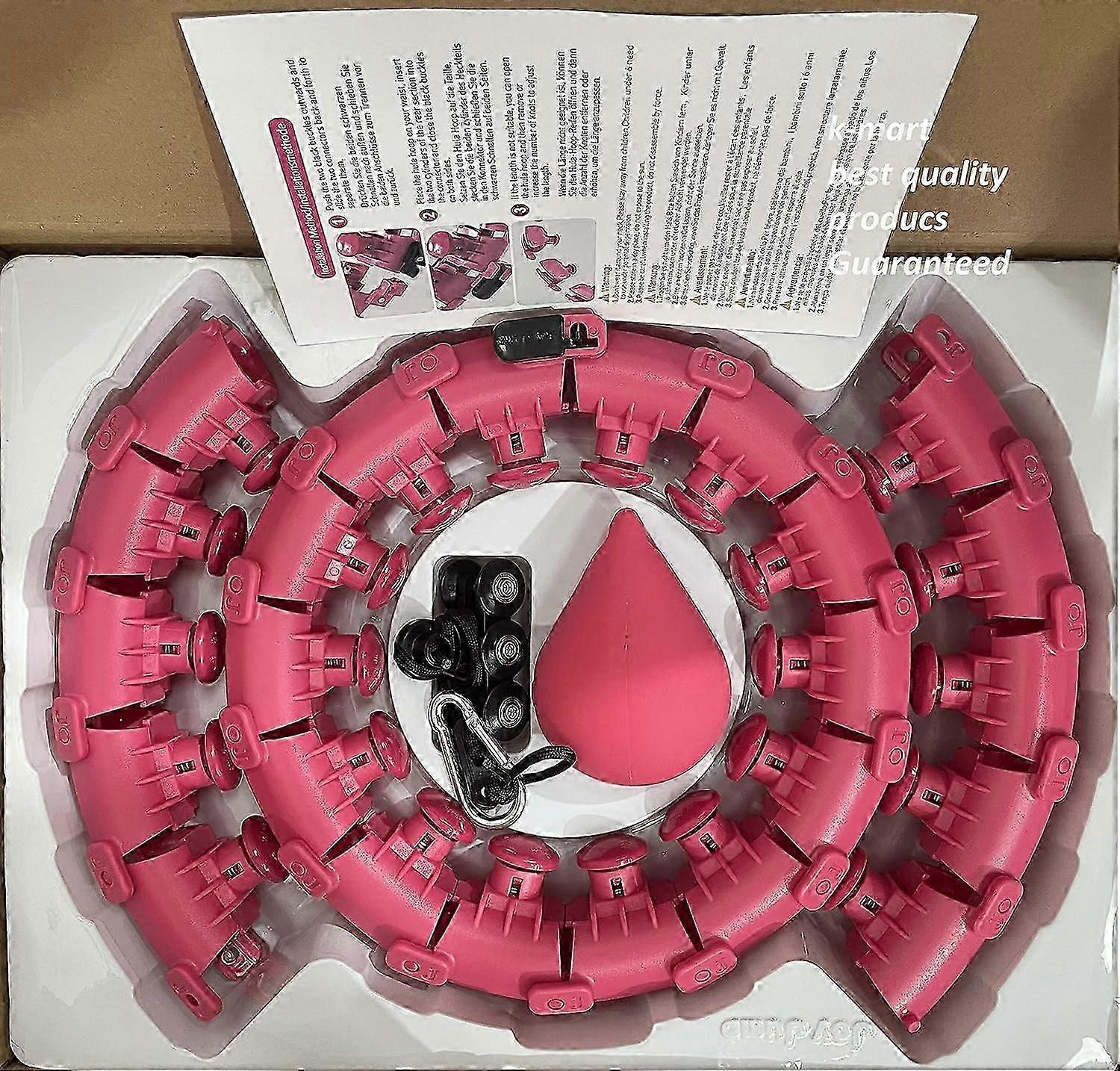 Smart Hula Hoop Ponderato 24 Anelli Staccabili – Cerchio Fitness Viola K-MART