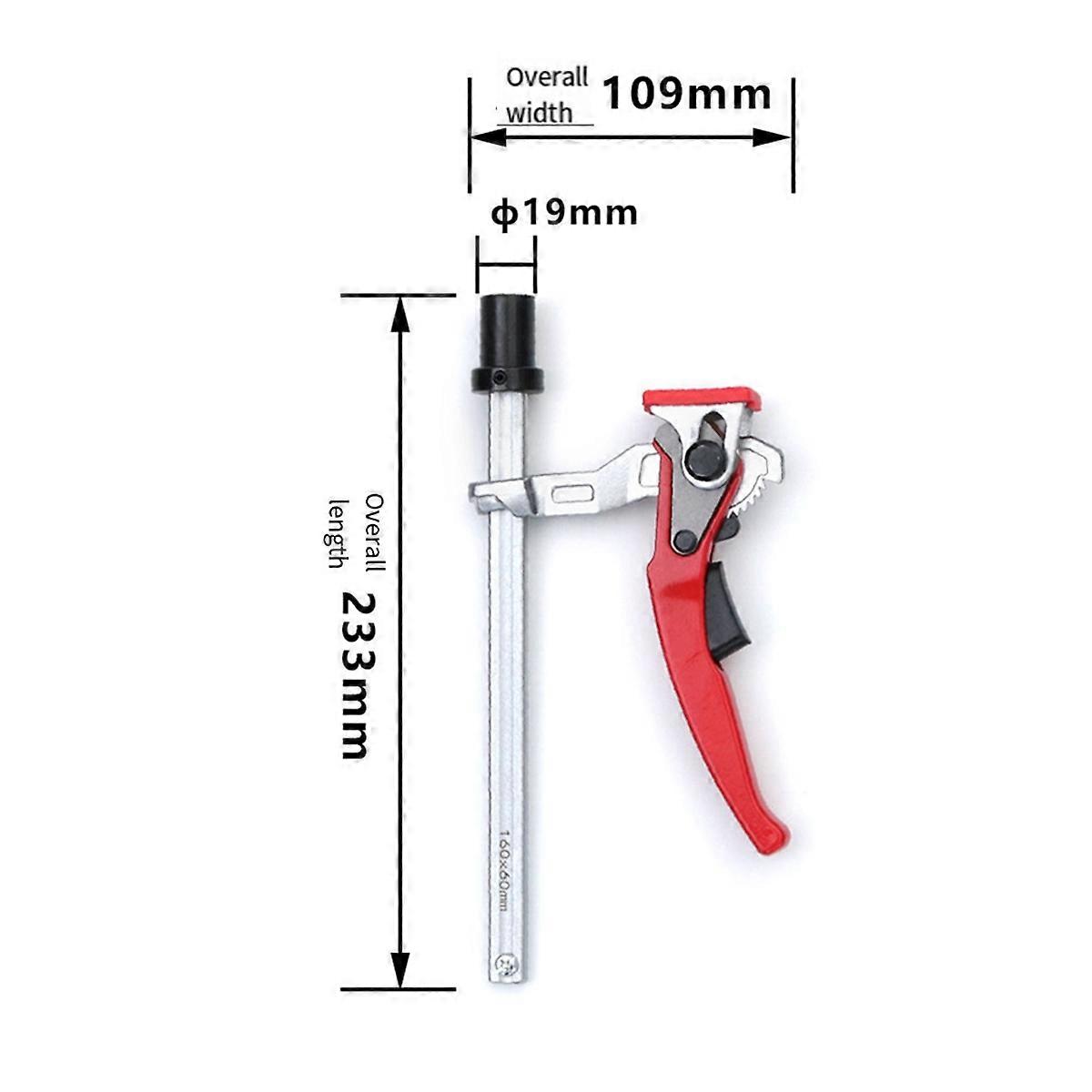 Heavy-Duty Ratchet Workbench Clamp, Table Rapid Clamping Fixture