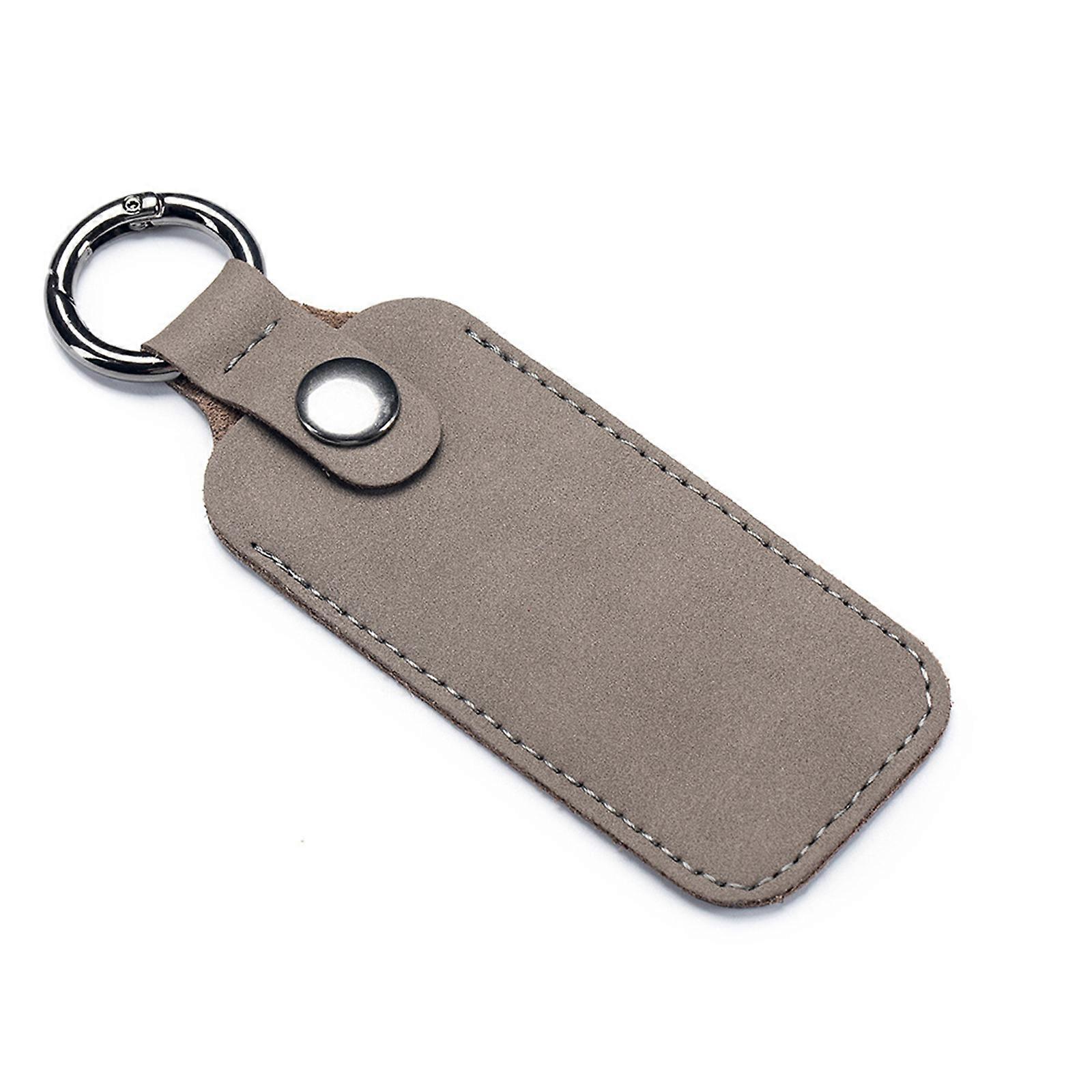 PU Key Case Car Remote Key Fob Bag Portable Car Key Bag Pocket Keychain Bag Protector Cover U Disk Memory Card Holder  coffee