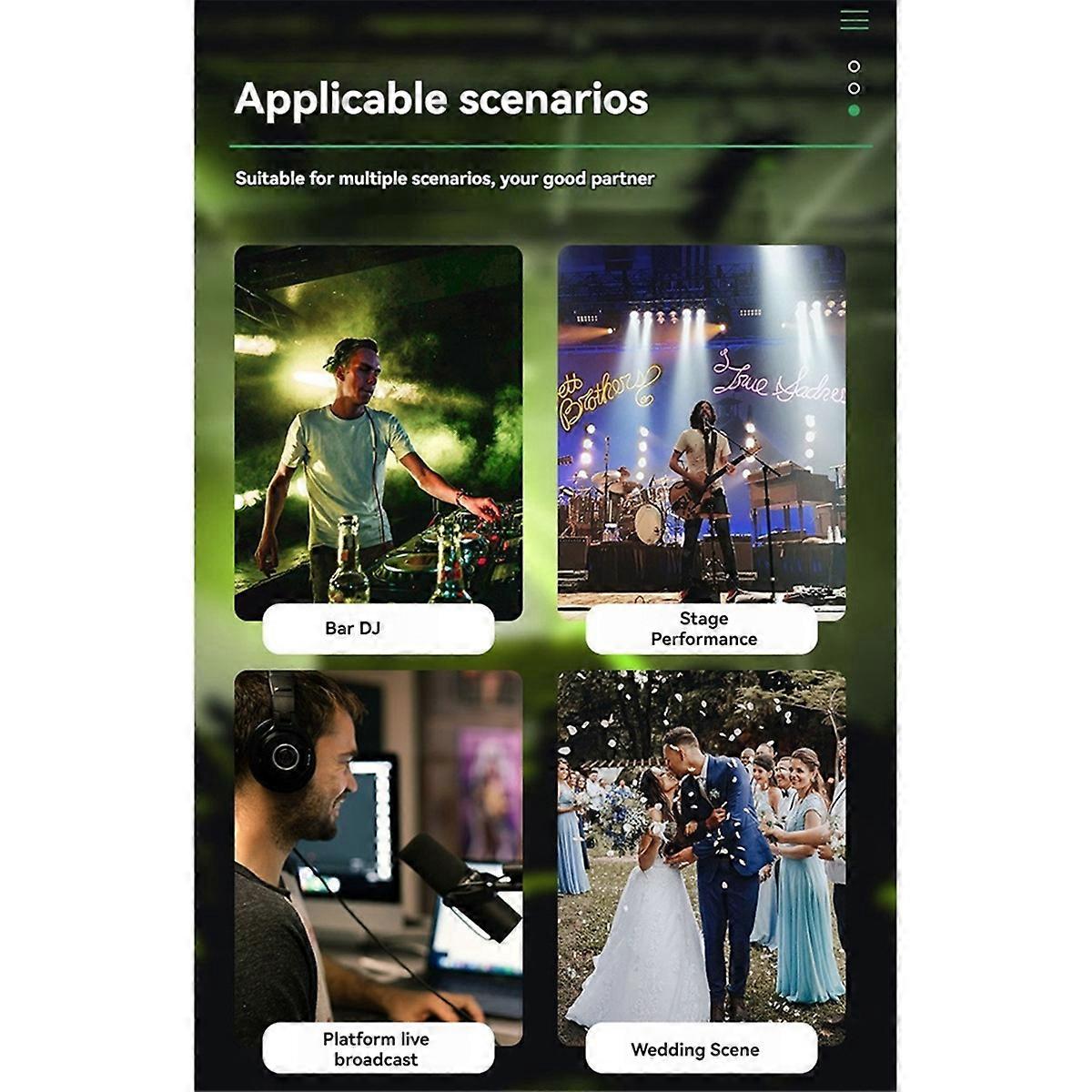 4 Channel Bluetooth Audio Mixer for Studio Stage DJ Home EU Plug