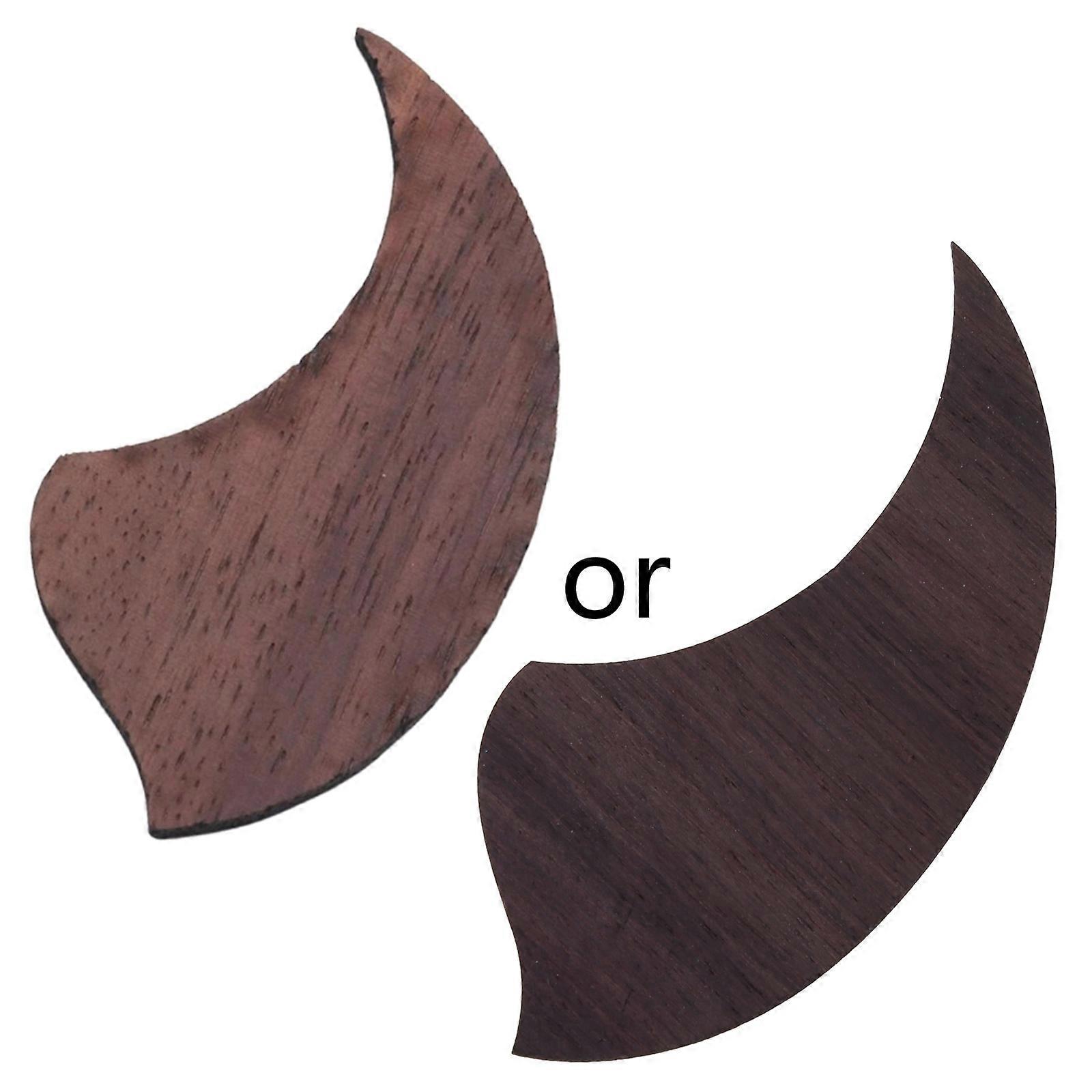 Anti-scratch Ukulele Pickguard Teardrop Shape Pick Guard Rosewood Shield Portable Ukulele Accessories for Ukulele Player