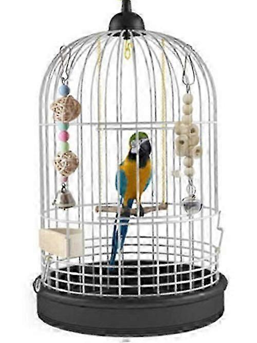 Picture of 8 packs of Bird Toys Natural Wood Hanging, Bird Cage Swing | Fruugo UK