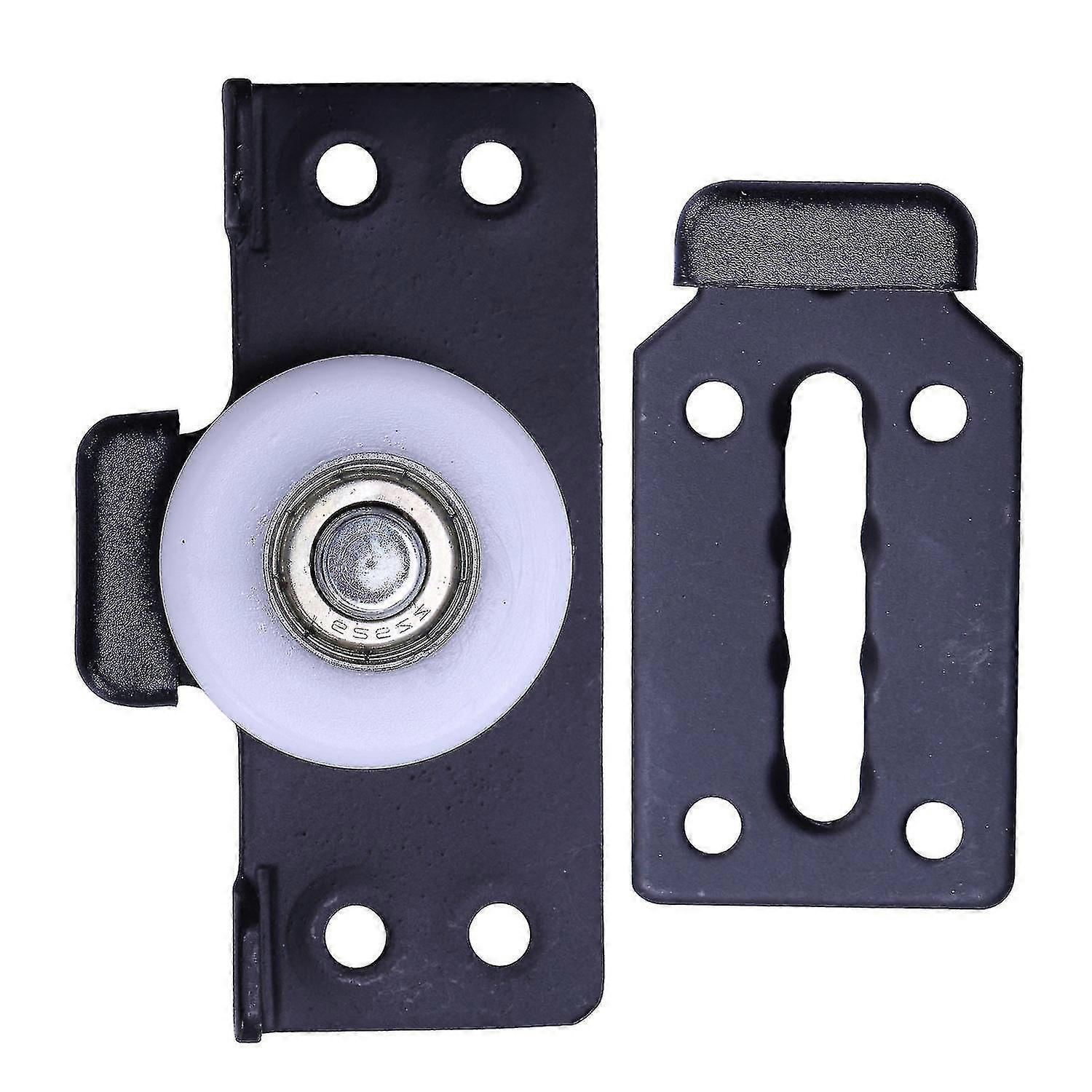 2 Pcs Sliding Door Wardrobe Pulleys Small Hanging Wheels Silent