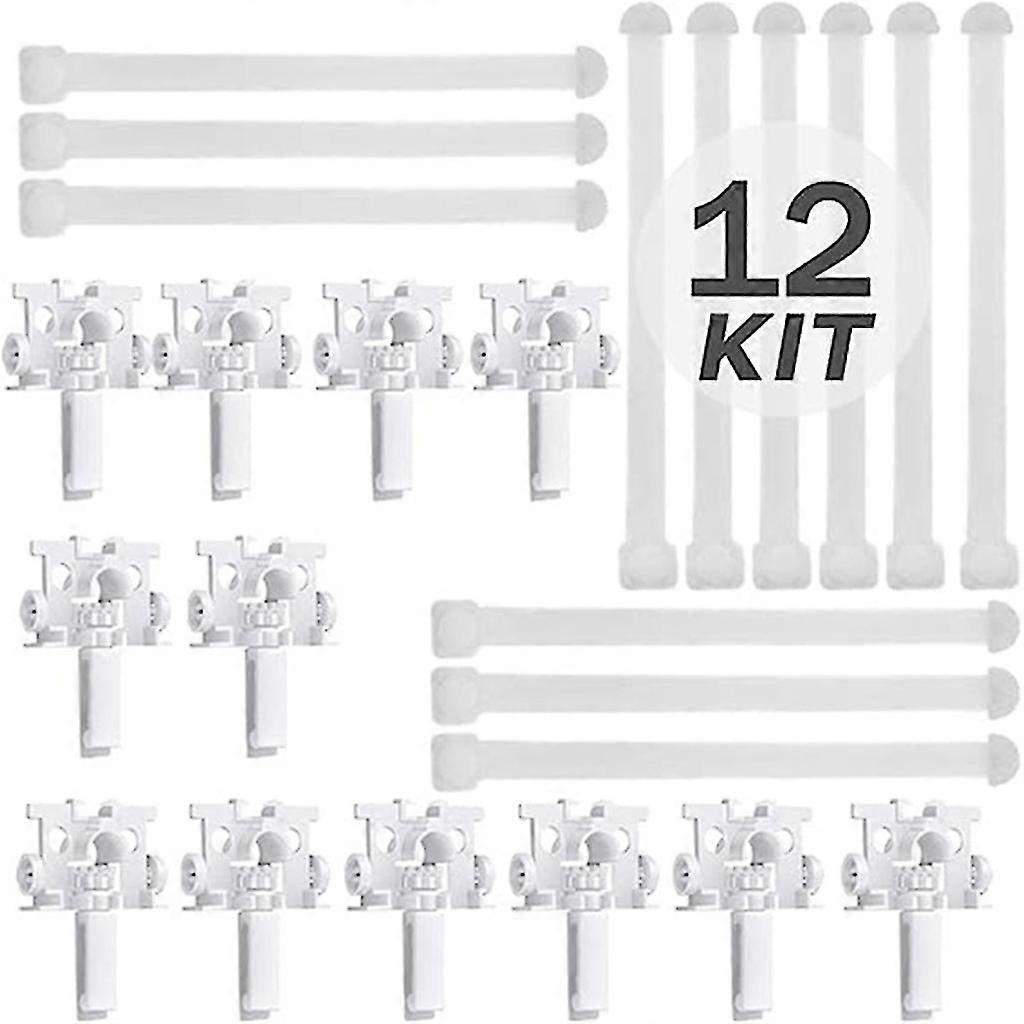 New Vertical Blind Repair set Curtain Repair Carrier set Easy to Install Replacement Part Lightweight for Vertical Blinds SZRH A-G