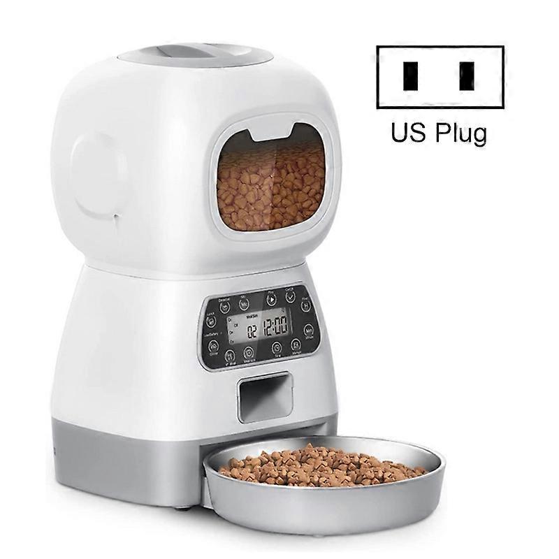 Button Style 3.5L Elf Pet Feeder Automatic Feeder