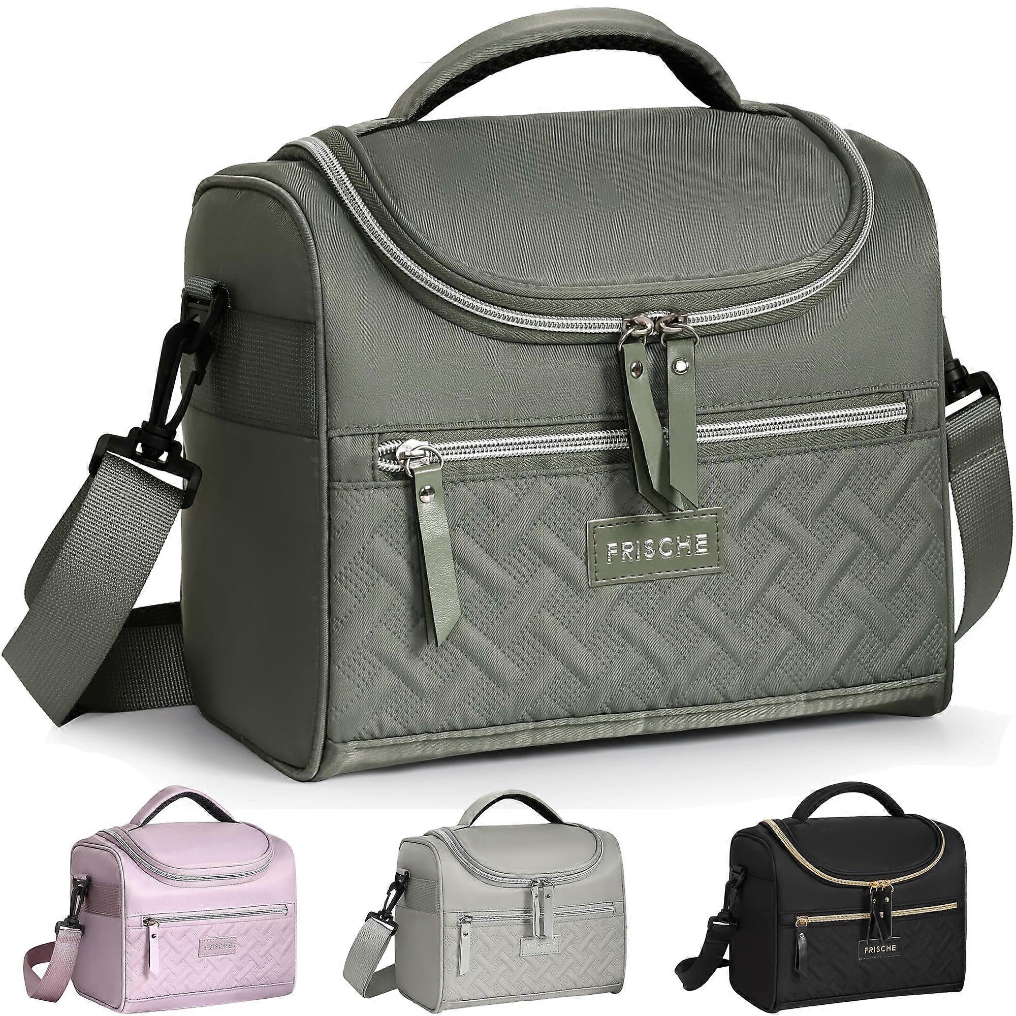 Large Reusable Insulated Soft Cooler Lunch Bag 8.5L Leak-Proof for Work and Picnic, Durable and Stylish Design