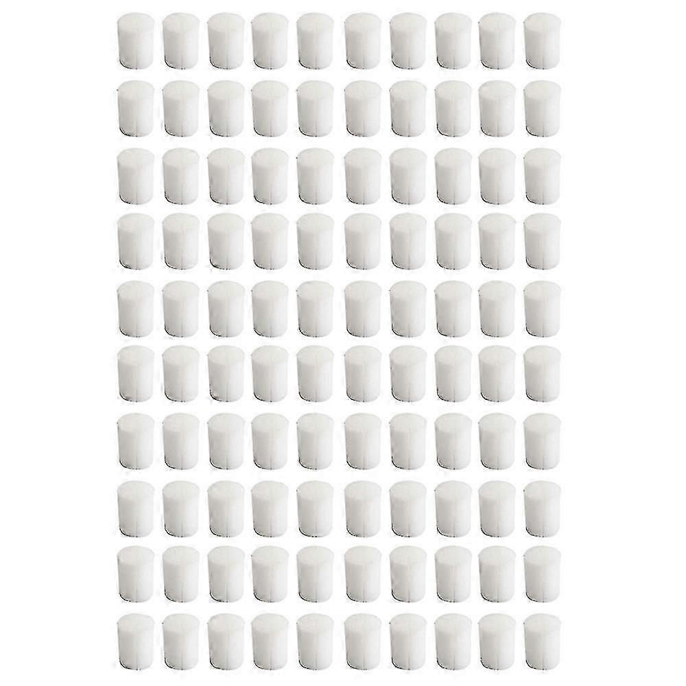 100pcs 19 Mm Cylindrical Hydroponic Sponge for Vegetable Cultivation in Net Pots