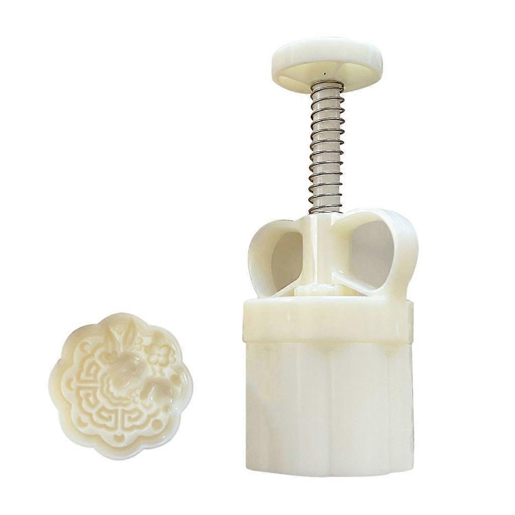 Cookie Stamps Cute 3D Rabbit Mooncake Mold Hand-Pressure Mooncake Makers