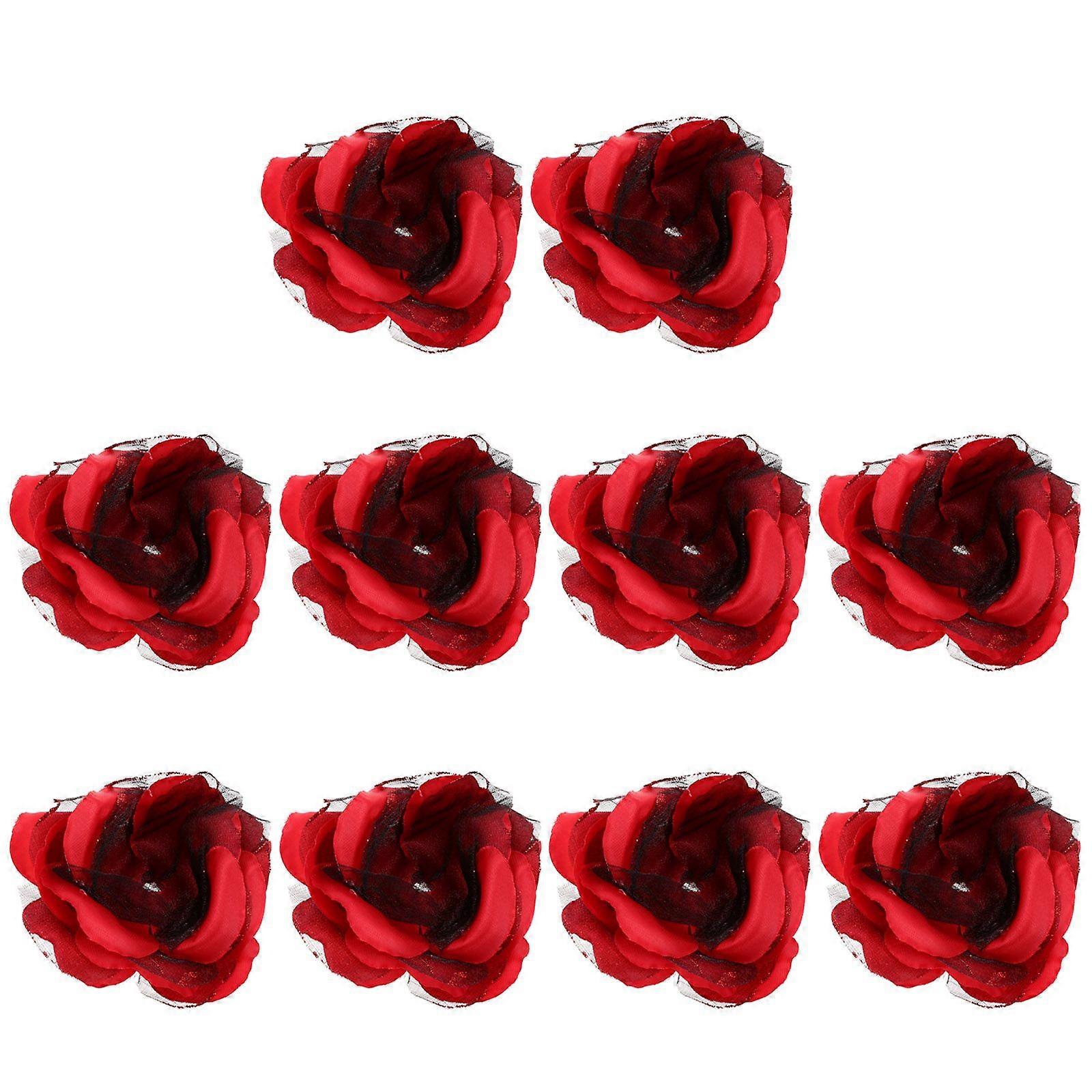 10pcs Rose Petal Wrappers Chocolate Wrappers Candy Packaging Random Color