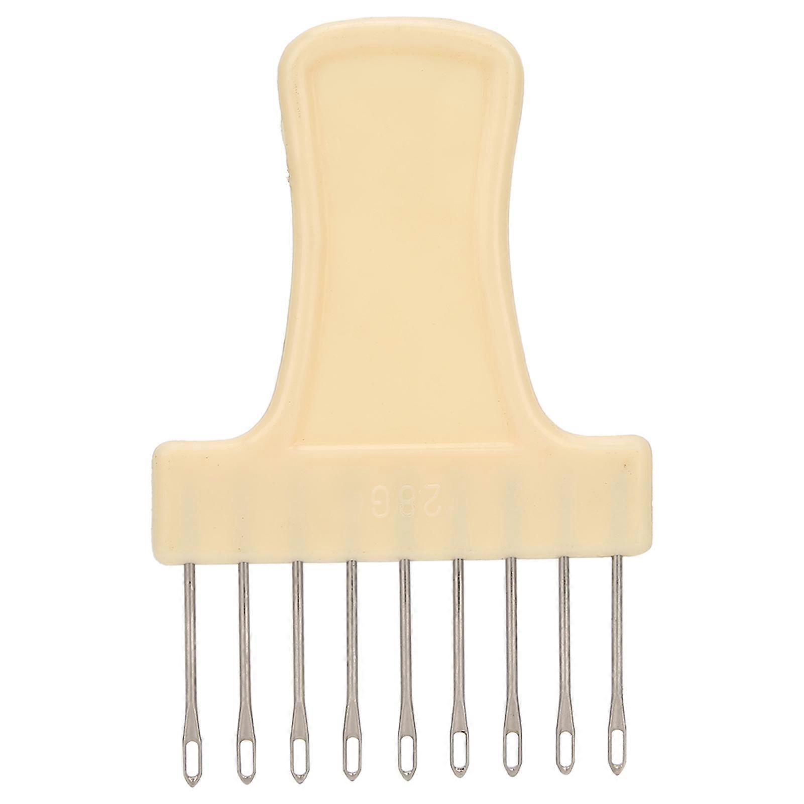 2Pcs Knitting Machine Transfer Comb 9 Needles 12.8cm x 8.5cm