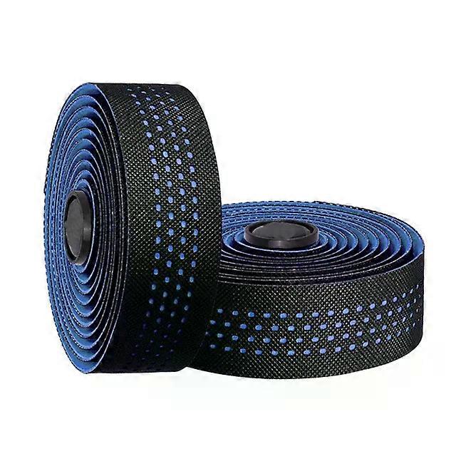 1pair Perforated Breathable Handlebar Tapes Non-slip Road Bike Bar Tape EVA/PU Soft Anti-Vibration Wrap Tape Durable Bar Bartape