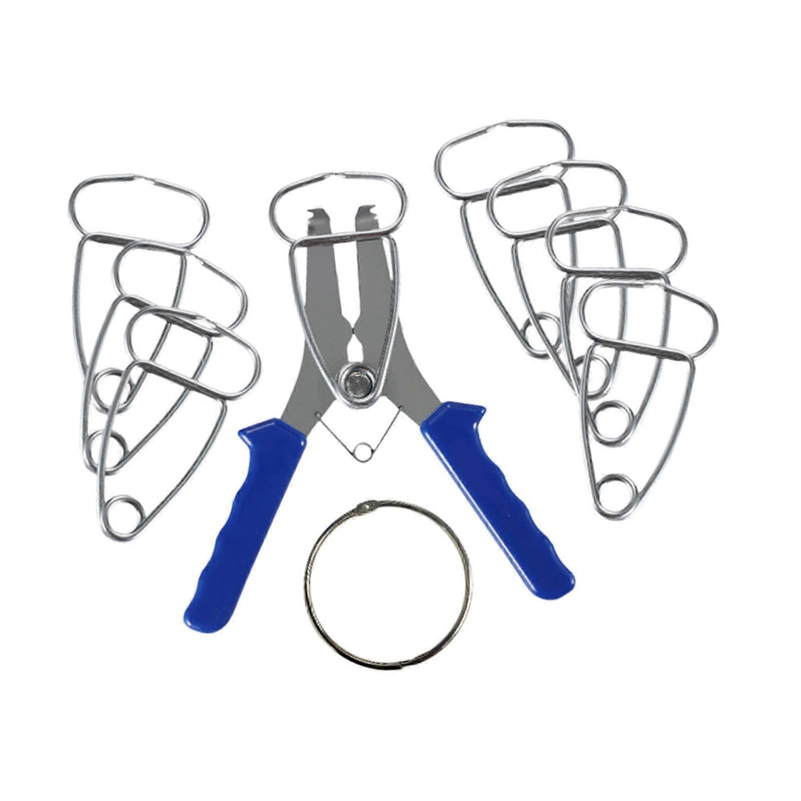 Miter Spring Clamps Pliers Clips Miter Joints Clamps 8 Spring Clamps Kit for Assembling Frame Wooden Composite Miter Corners