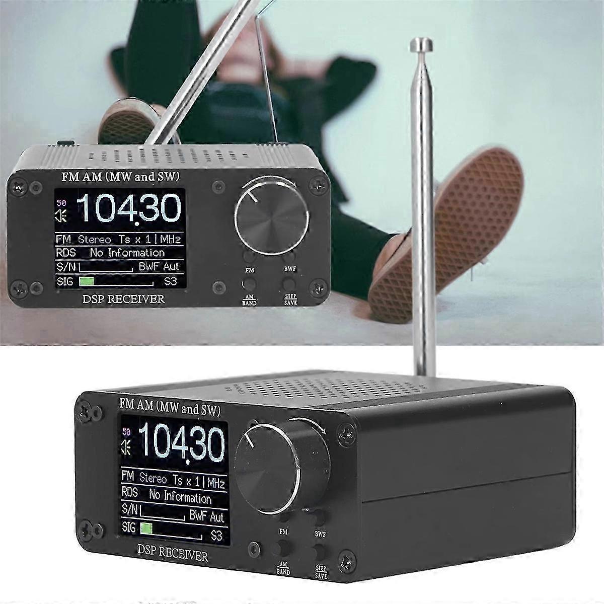 ATS80 Portable Shortwave Radio FM AM Frequency Receiver 5W External ...