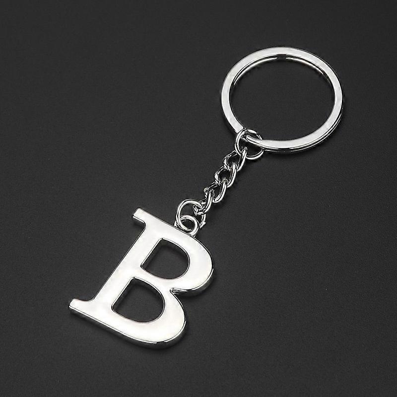 Double-Sided Three-Dimensional Plating Alphabet Keychain