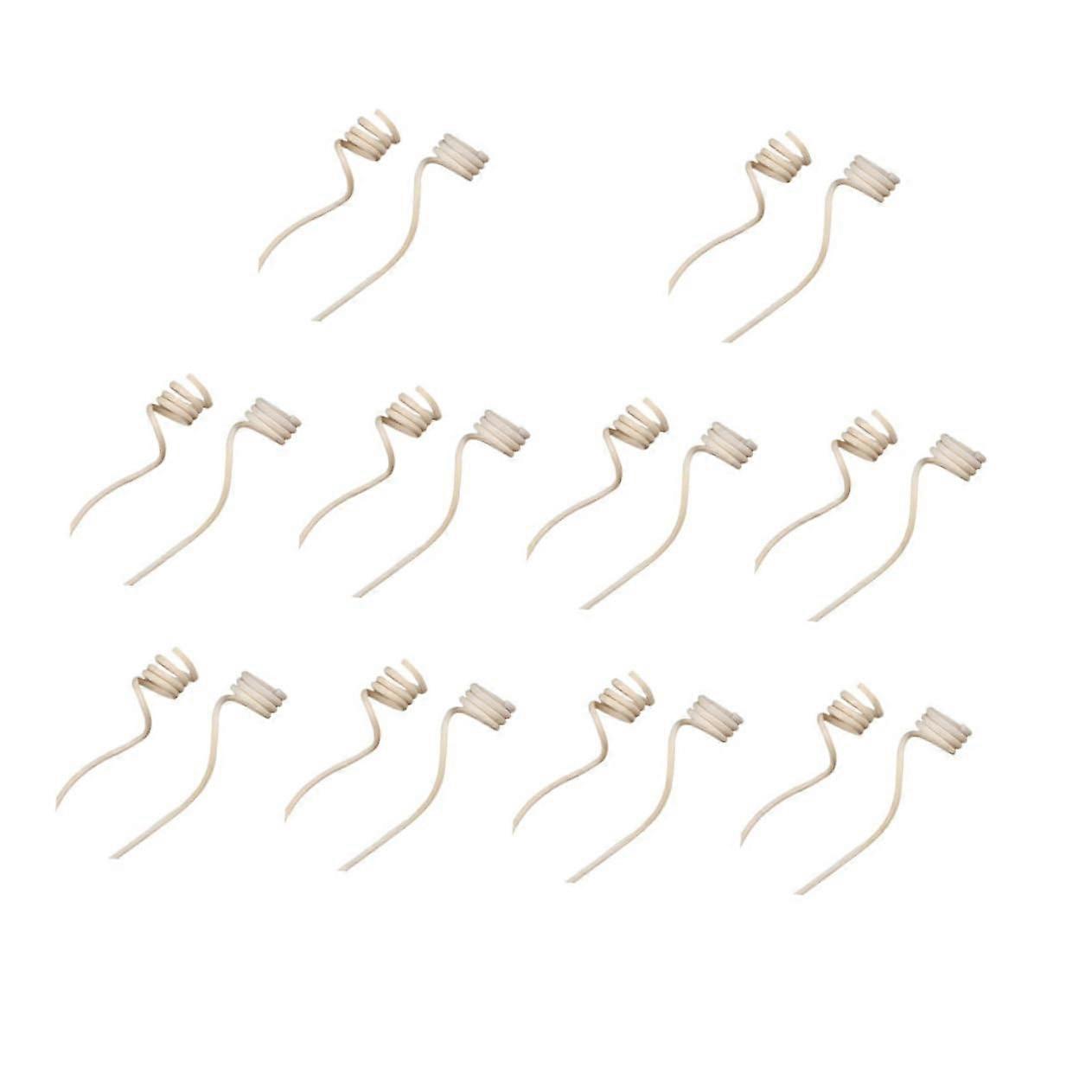 Essential Oil Sticks Set of 20 Spiral Rattan Aroma Diffuser Sticks for Natural Fragrance Home Use