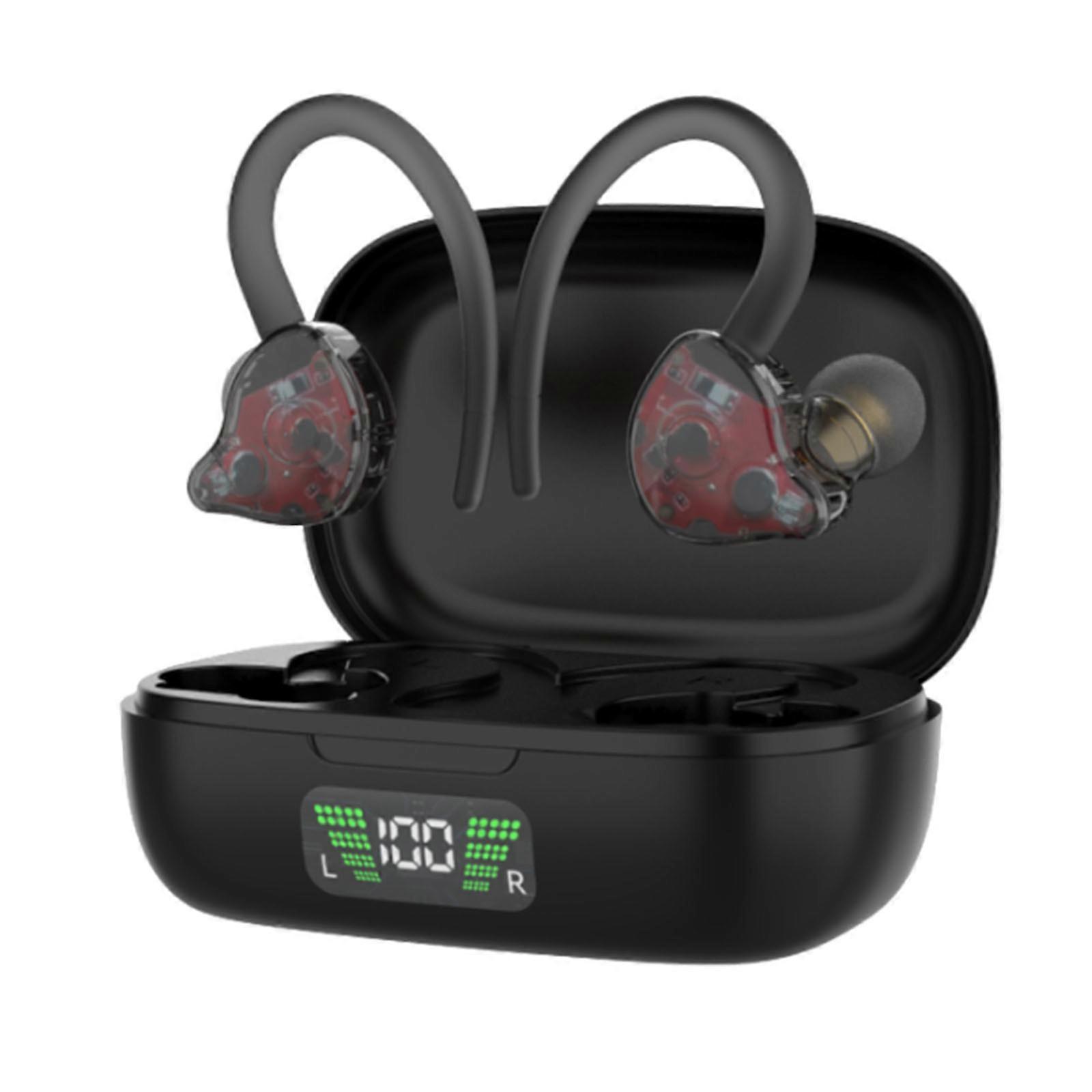 New 72 Sport Bluetooth Headset Digital Display Ear Noise Reduction Intelligent Control True Wireless Headset