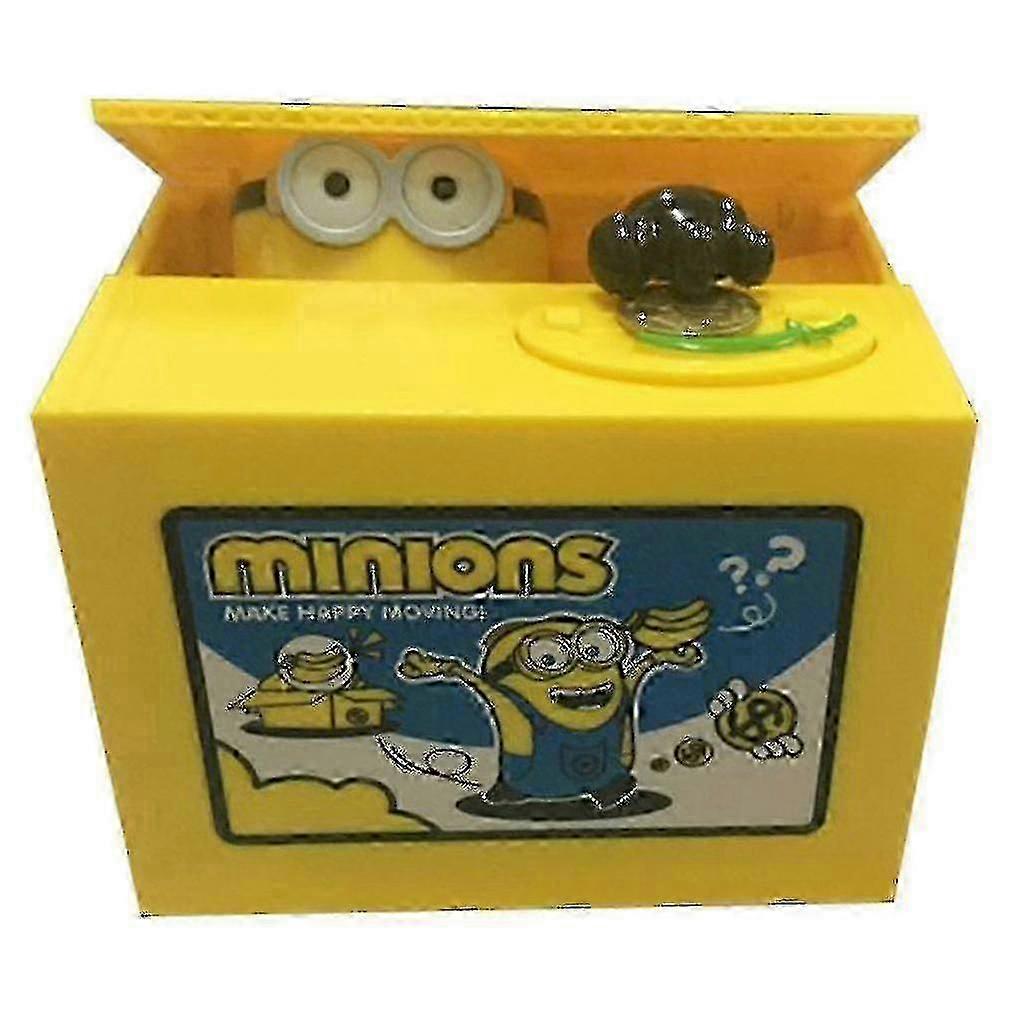 Κατάπτυστο Me Minions Piggy Bank αποταμιεύσεις χρήματα κλέβοντας άπληστο κουτί χρήματα