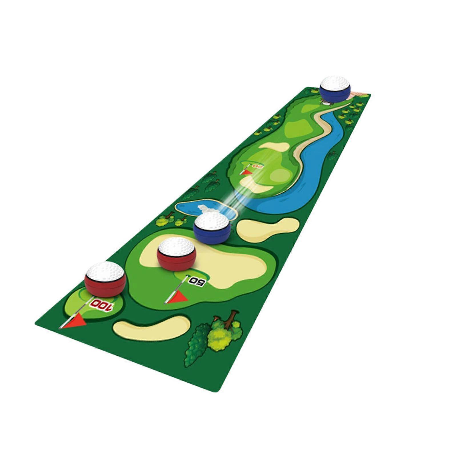 Tabletop Curling Game Tabletop Game For Family Party RollUp Tabletop Golf Board Games Table Top Golf Game Bowling Tabletop Curling Game LA2635