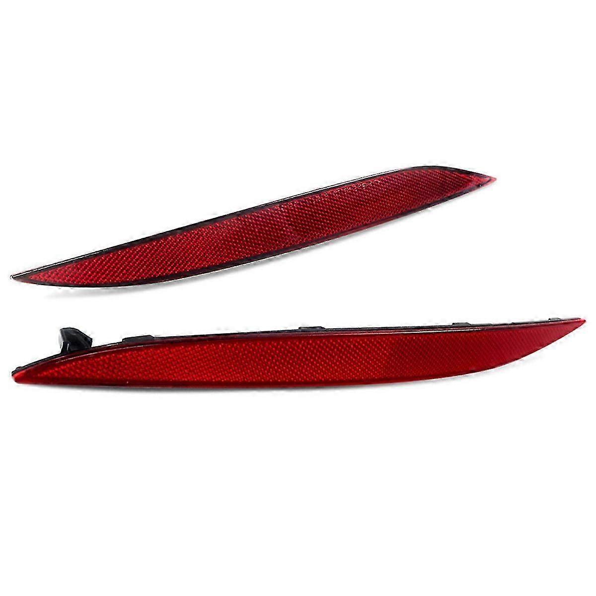 1Pair Left&Right Red Bumper Reflex Reflector Light for Tesla Model X