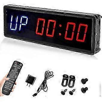 Led Interval Timer Countdown/up Clock Stopwatch With Remote Control For Home Gym Fitness