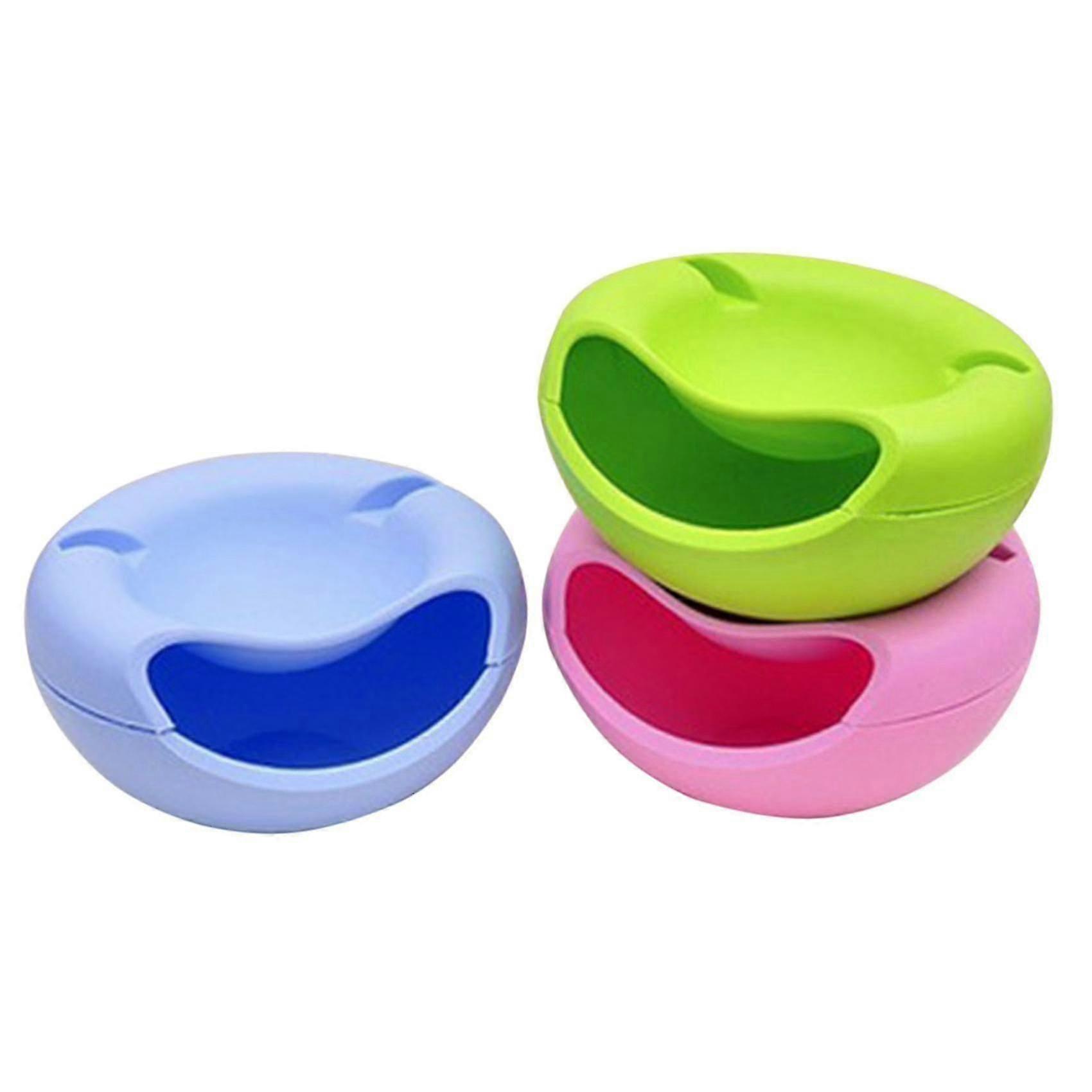 Snack Bowl Double Layer Snack Stora Box Bowl