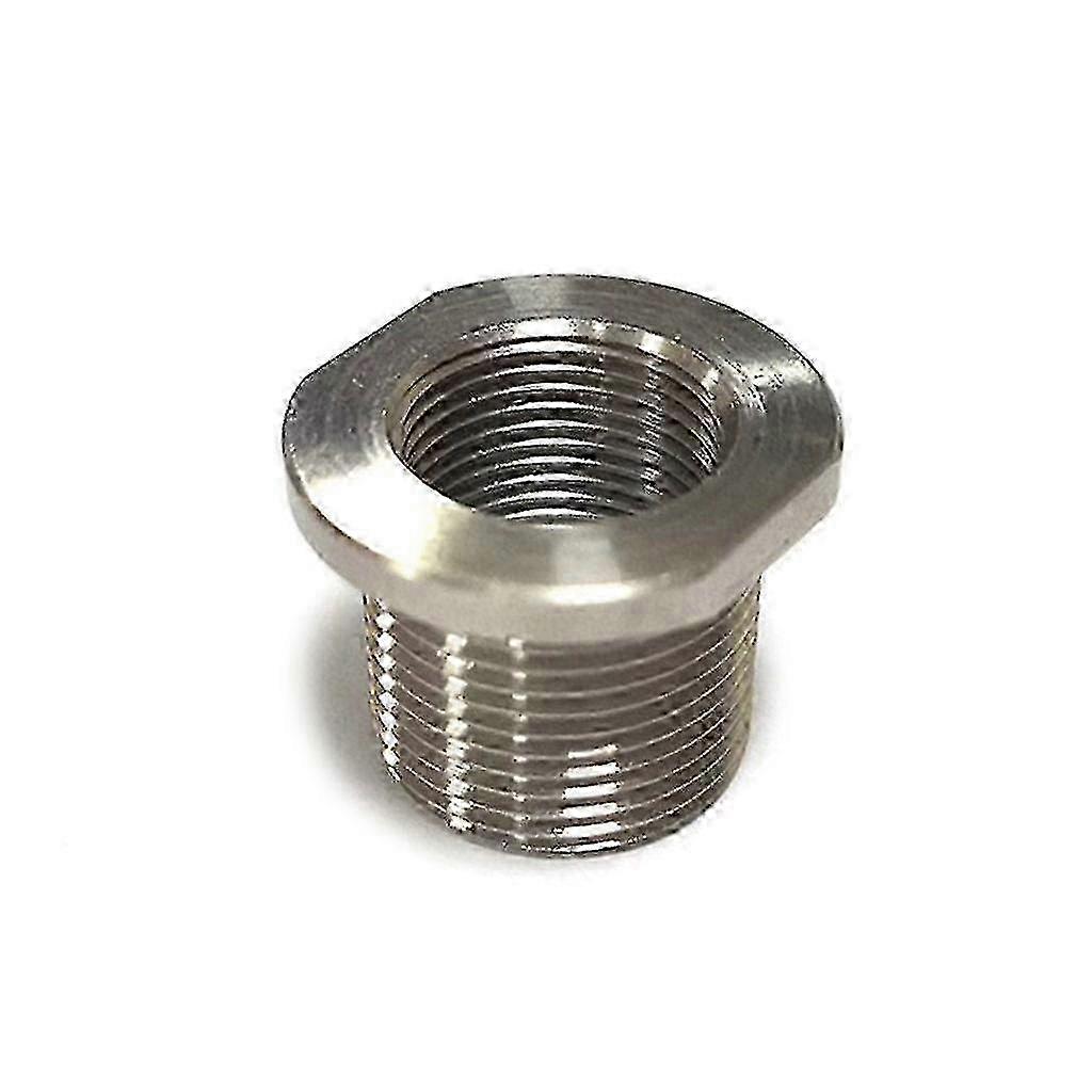 1/2-28 ID to 5/8-24 OD-Threaded Suppressor Car Fuel Filter Adapter Single Core