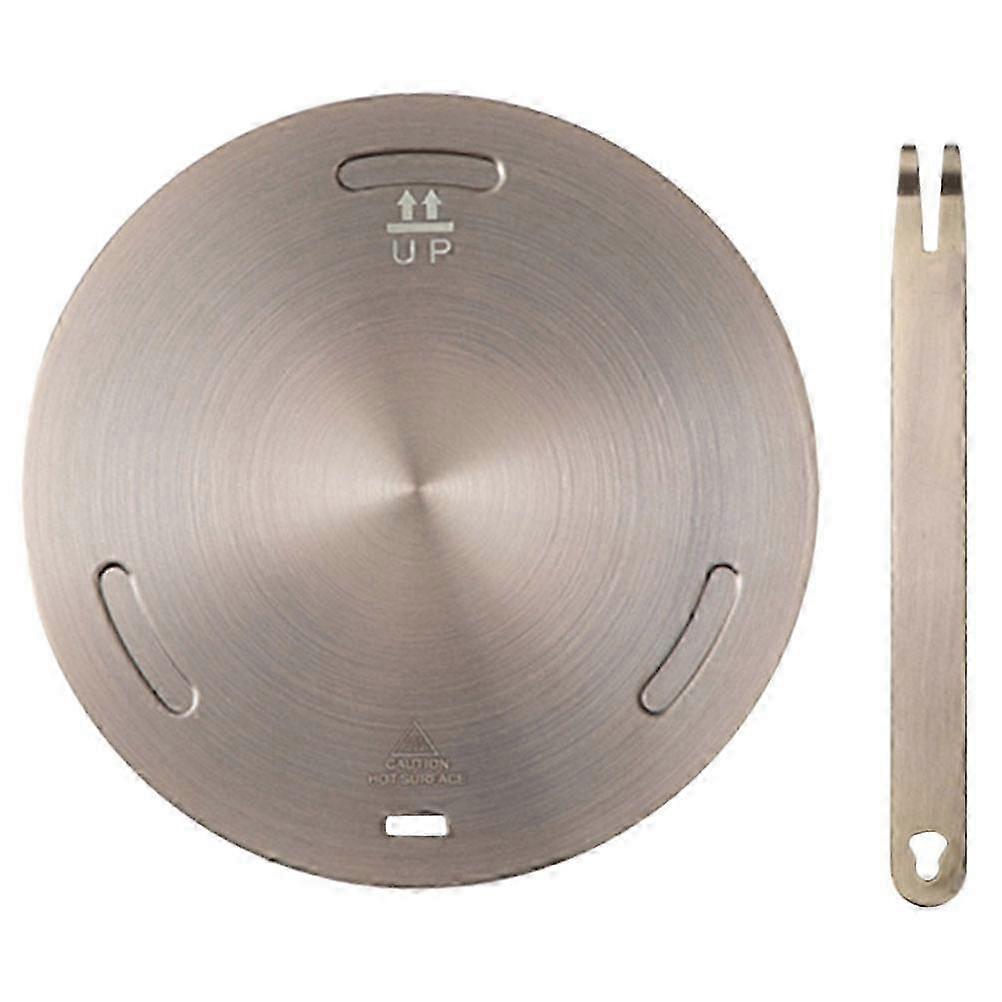 Metal Induction Cooktop with Adapter and Heat Diffuser Set