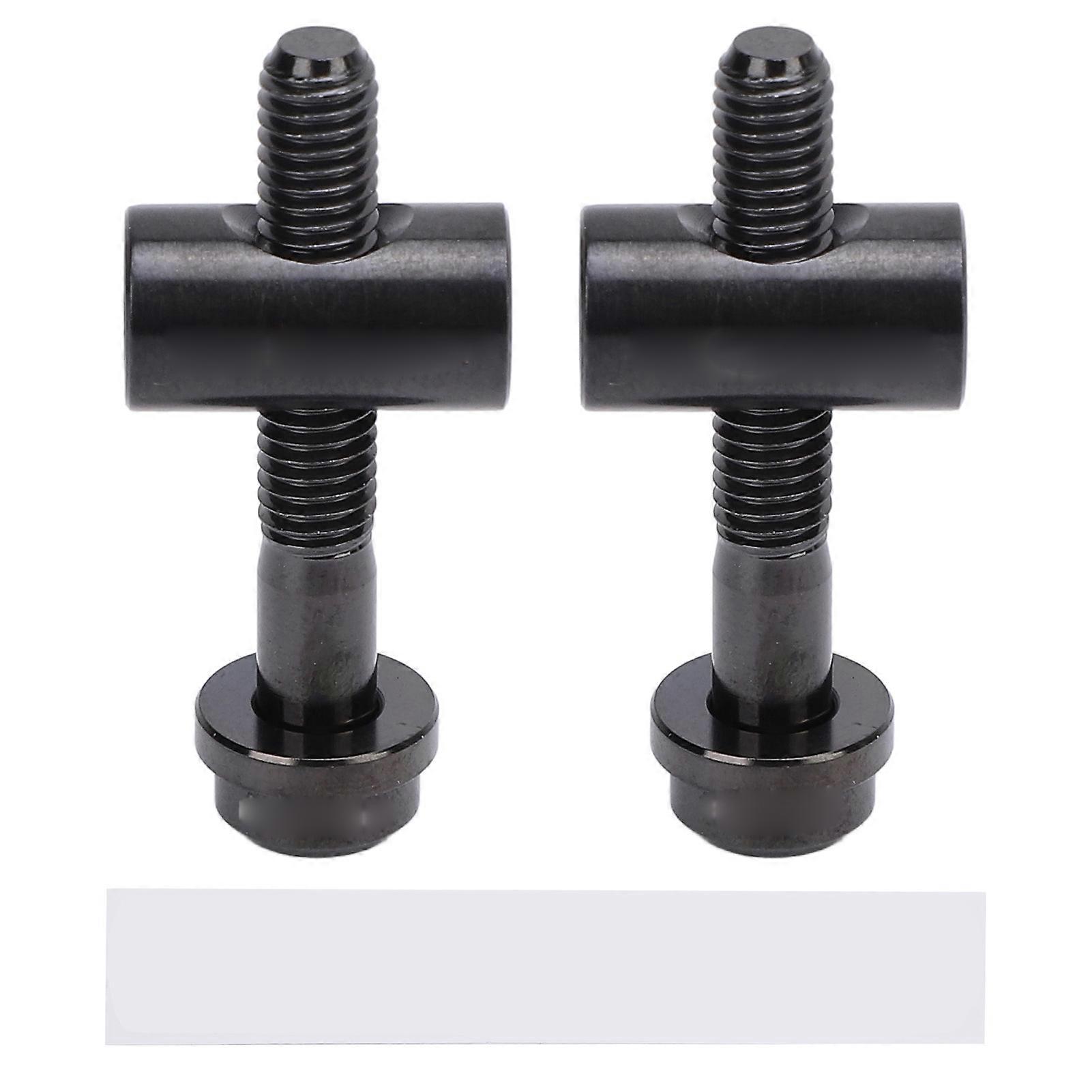 2PCS Bike Seatpost Fixed Screw M5x30mm Ti Alloy Bike Seatpost Fixed Bolts for Cycling DIY Replacement Parts Black