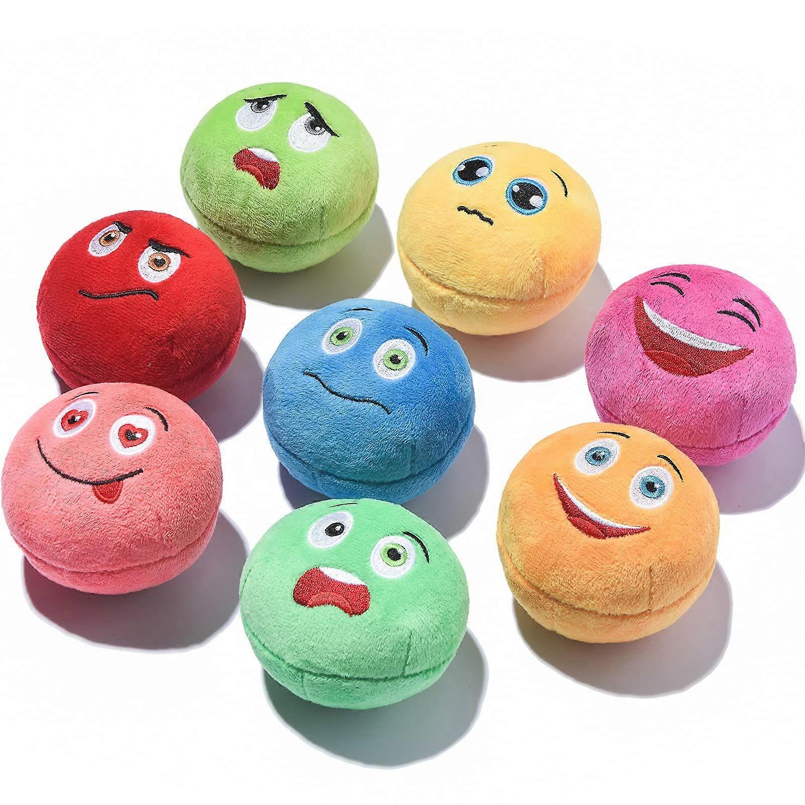 Pet Toy Play Squeakers Ball Chewing Toy Fetch Bright Balls Dog Supplies Puppy Popular Toys Interactive Cat Toy