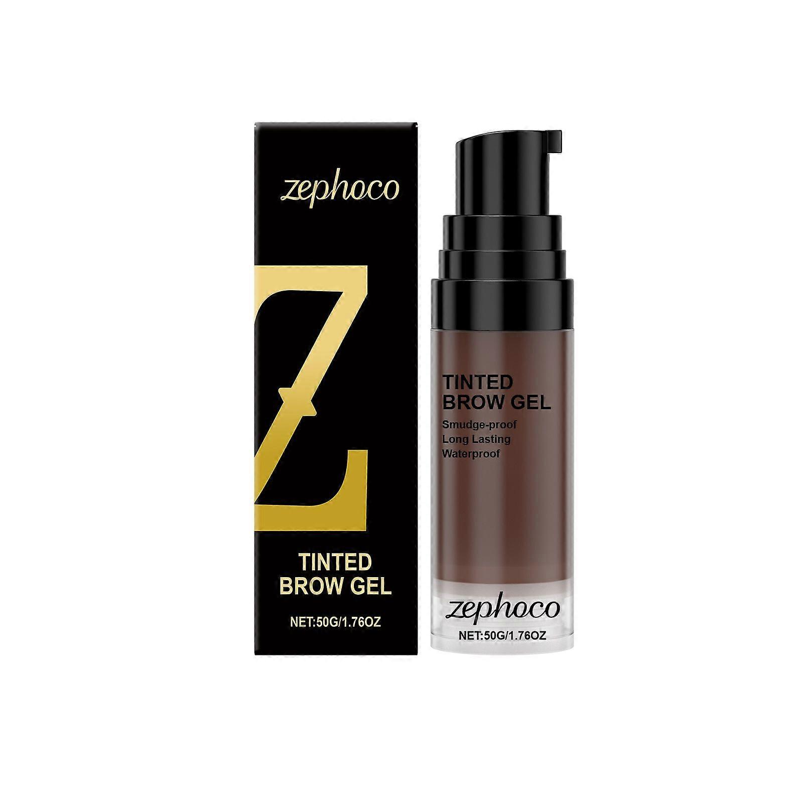 Gel pour sourcils teinté à l’aloe vera et au beurre de karité, gel à sourcils longue durée et imperméable pour des sourcils 3D naturels, formule légère et facile à colorer pour tous les sks