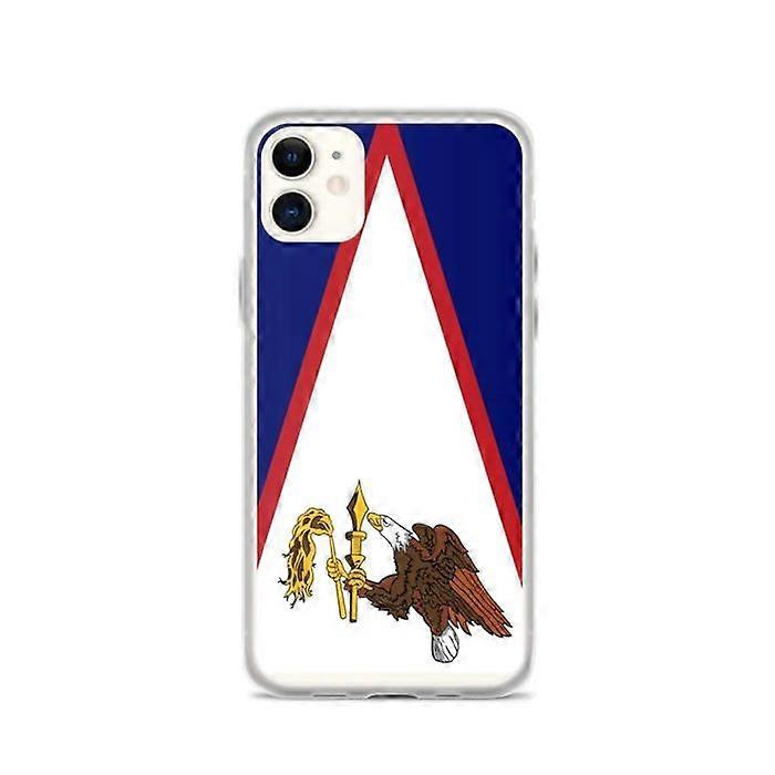 iPhone Case - Multicolor - American Samoa Flag - Flexible - TPU - Unique Design