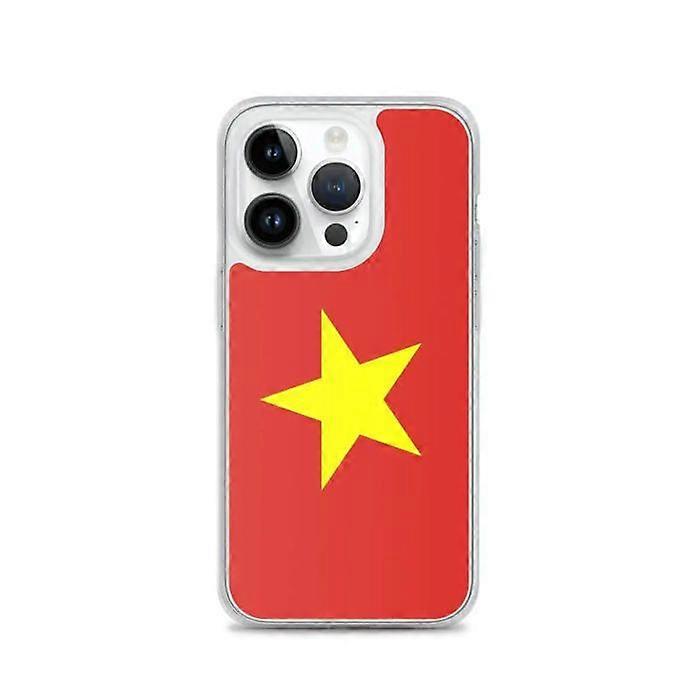 Phone Case – Vietnam Flag – Compatible with iPhone 14 Pro – Soft Case – Durable and Shockproof - Silicone - Pixelforma