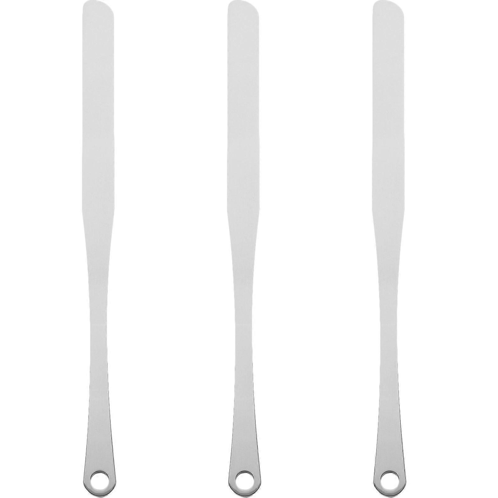 3Pcs Foundation Mixing Stick Foundation Spatula Long Handle Makeup Spatula Makeup Mixing Tool