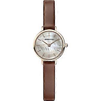 Bering Damen Uhr Armbanduhr Classic - 11022-564 Leder