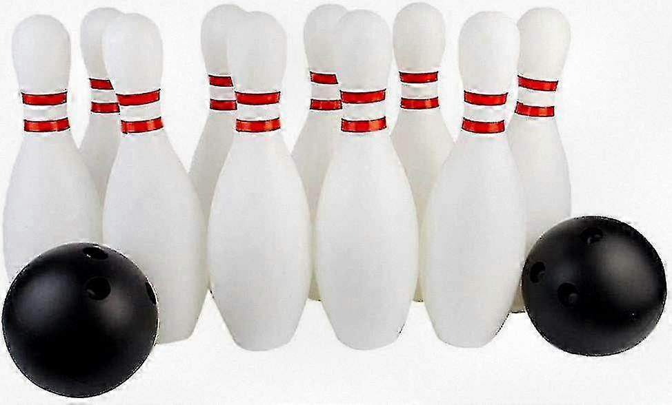Bowling Set Skittles Game for Kids with 10 Pins and 2 Balls - Educational Toy Suitable for Children