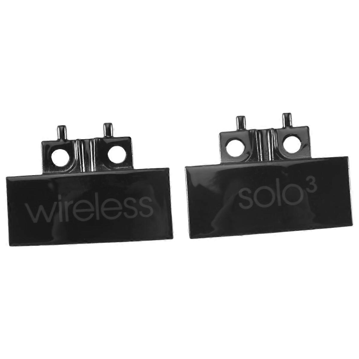 Hinge Replacement Headband Connector Hinge Clip Cover Bright black