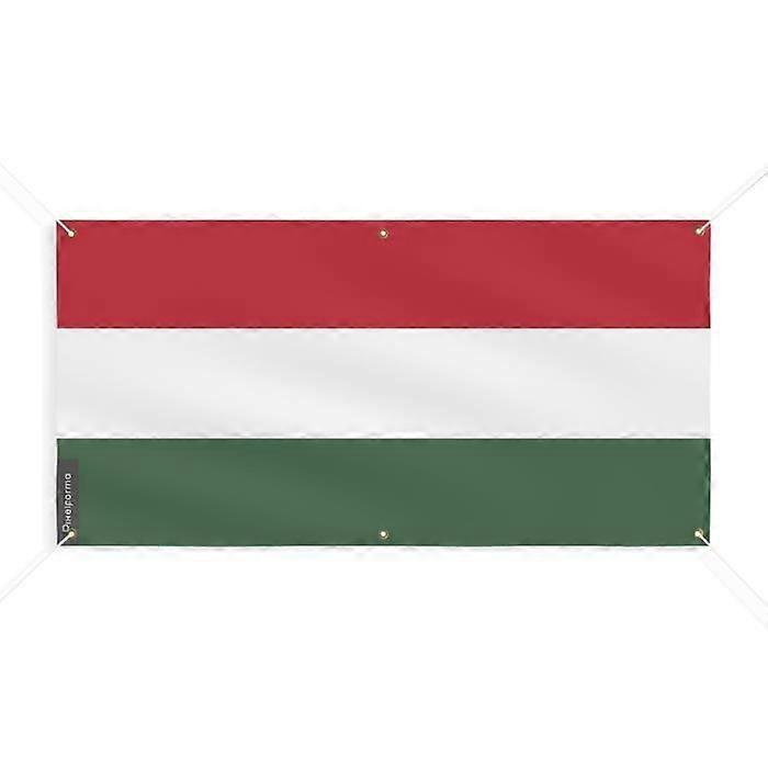 Flag Banner - PIXELFORMA - Hungary - 200x400cm - Polyester - 6 Reinforced Eyelets