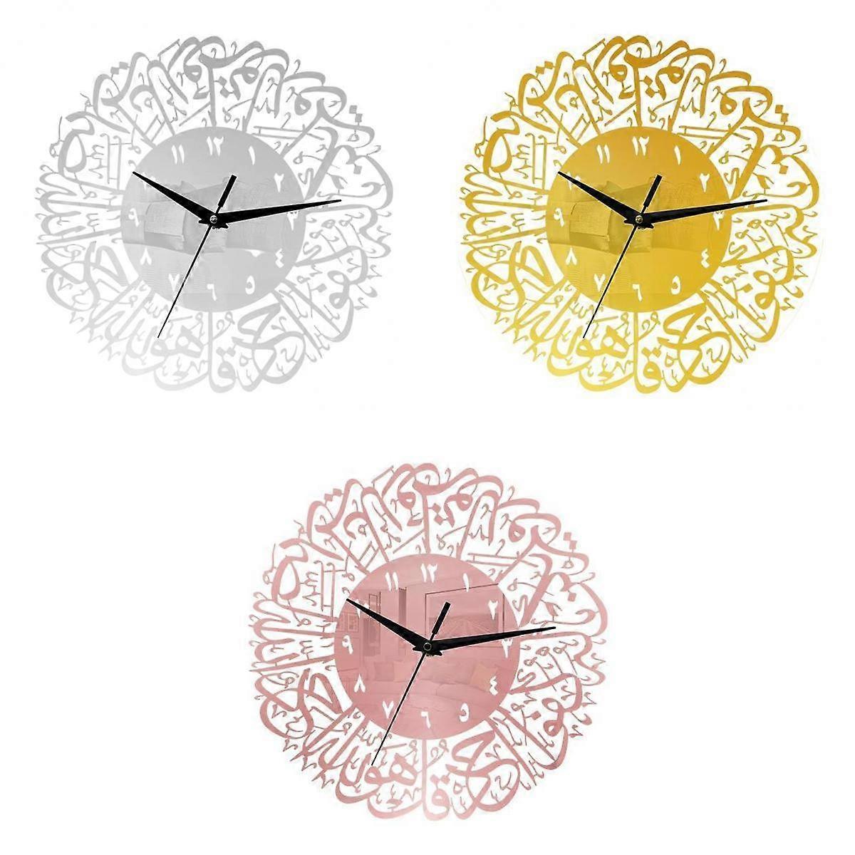 Orologio da parete in acrilico Soggiorno Ramadan Decorazione