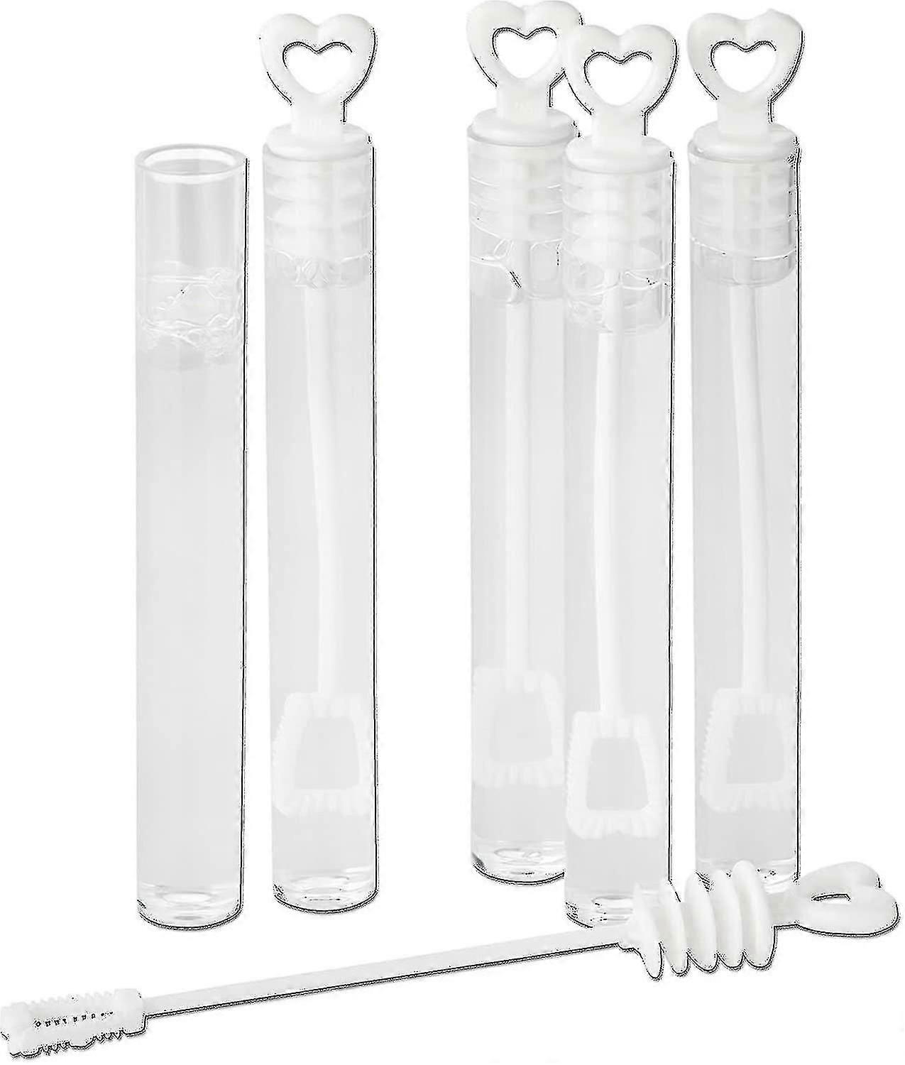 48pcs Soap Bubbles - Wedding Bubbles With Heart Handle For Weddings