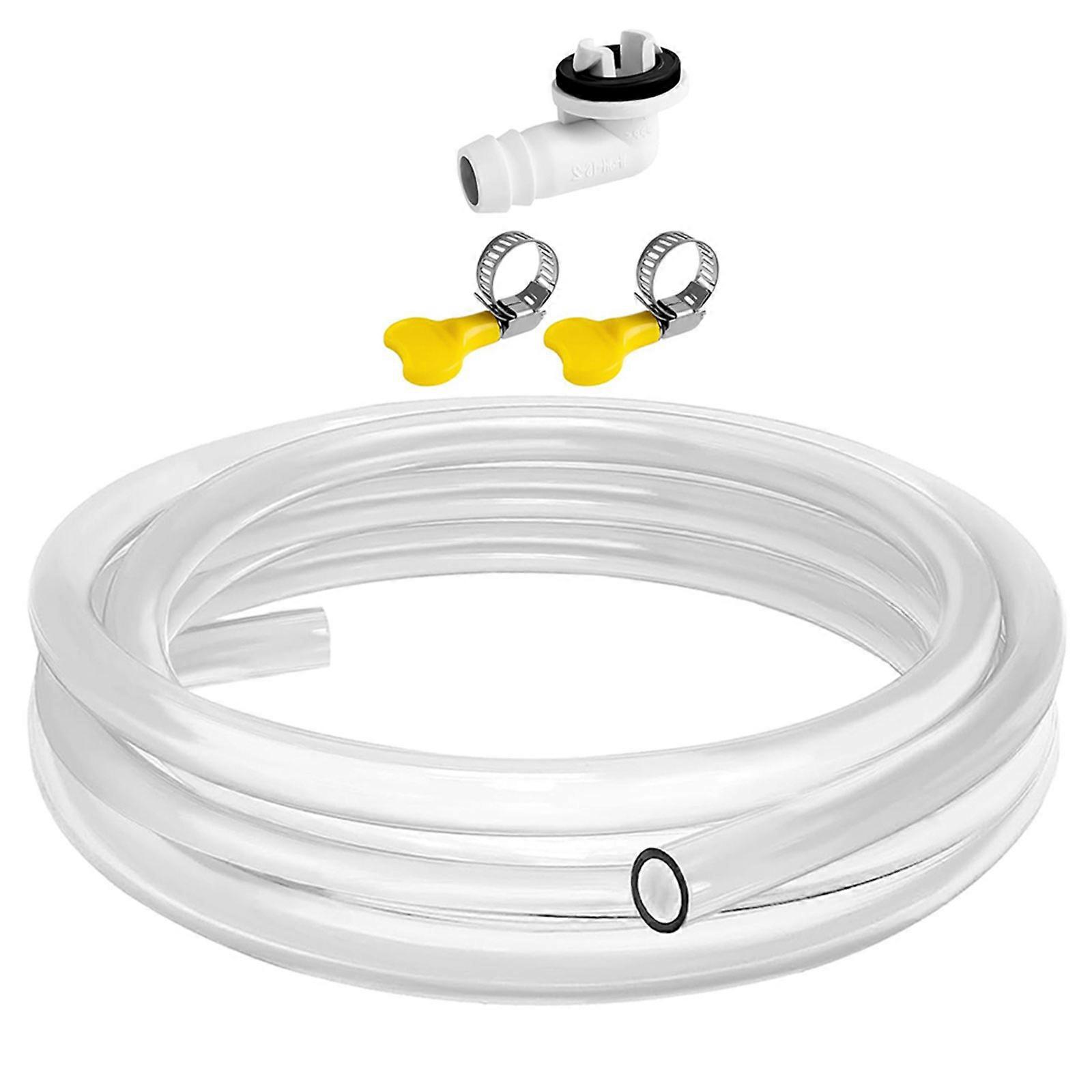 Plastic Drainage Tube Set Drain Line Connector Set Air Conditioner Drainage Pipe Suitable for Window Air Conditioner