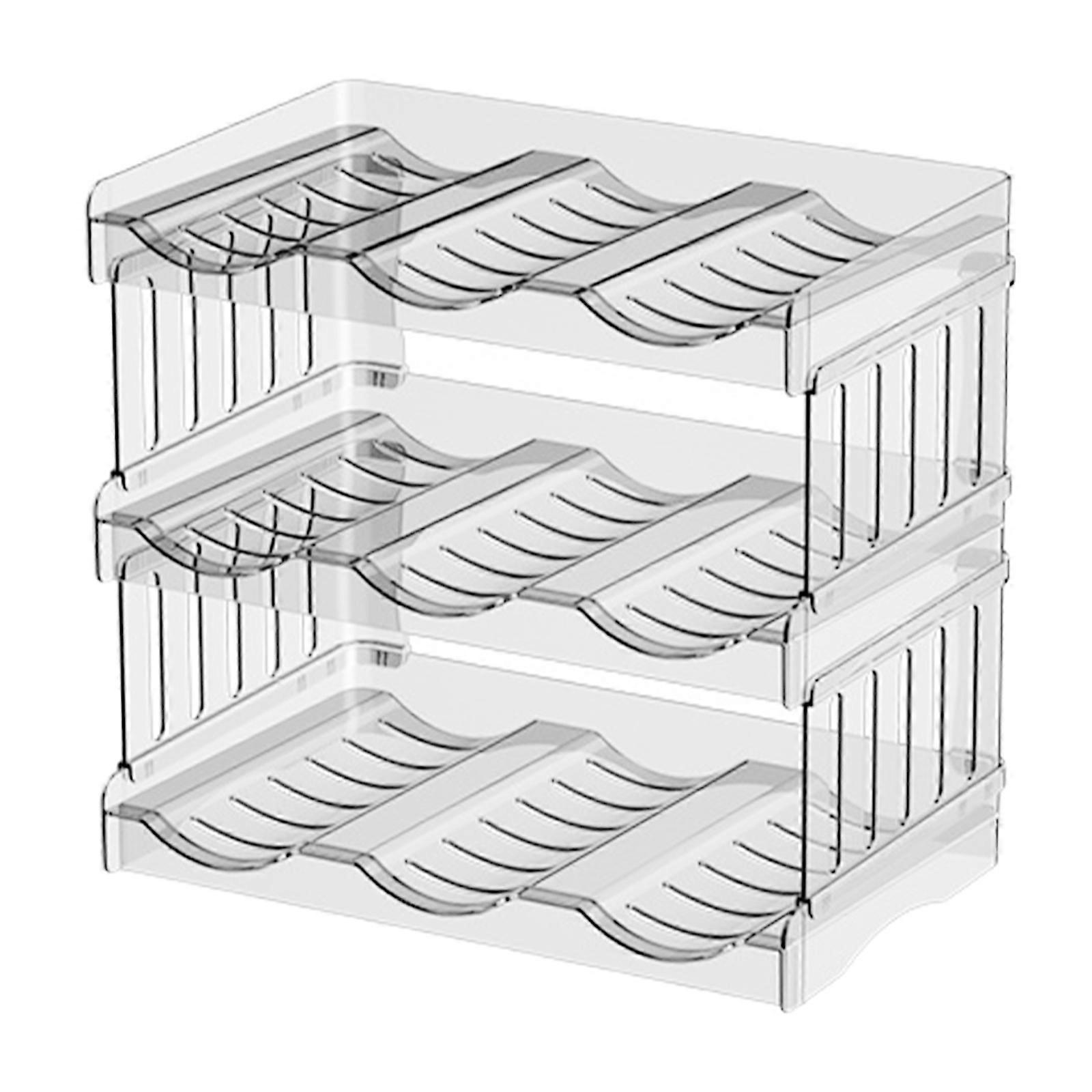Efficient Kitchen Organizing Rack Multifunctional 3 Layer Bottle Holder Rack for Organizing Wine and Water Bottles