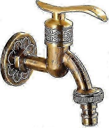 Basin Mixer Tapretro Brass Wall Mounted Washing Machine Faucet Mop For Swimming Pool Garden