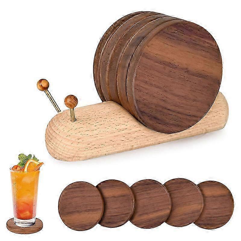 Sous-verres en bois drôles - Décor de table mignon